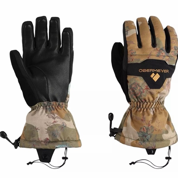 Obermeyer Women's Large Regulator Gloves Vintage Camo NWT Ski Snowboard - Picture 6 of 9